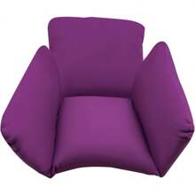 HOHOBLA LOYALHEARTDY-BTG Egg Chair Cushion, Thickened Hanging Basket Swing Cushion, Hanging Egg Chair Cushion Soft Egg Swing Chair Cushion For Outdoor Patio Garden Furniture (Purple)[Best Gift For Family&Friends] - 紫色 - 查看 3