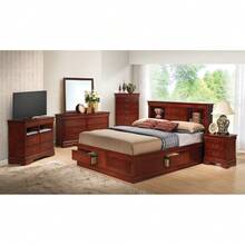 Cherry, Charming Cherry Queen Storage Bed