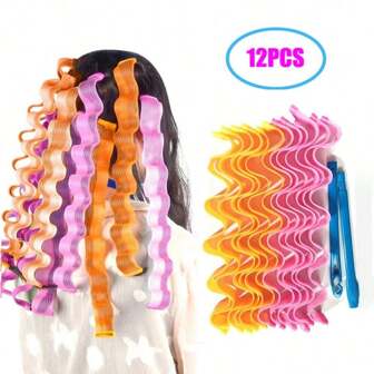 12pcs, 30cm Water Wave Curling Set, Braided Mesh Curling Tongs, Wave Crimper Hair Styler, Gift Tool ,Hair Rollers,Heatless Curls,Hair Curler,Hair Products And Accessories For Barber Salon Beauty Travel Essentials,Back To School,Travel Holiday Essentials,Hair Accessories For Women,Hair Curlers,Curly Hair Brush,Rollers,Curly Hair Products,Curler,Rollers For Hair,Hair Curl,Curly Hair Tools,Hair Roller,Hair,Hair Rollers,Curly Hair,Heatless Curl,Heatless Curls,Hair Curler,Barber,Hair Tools,Hair Products,Hair Accessories,Hair Curlers,Barber Accessories,Travel,Rollers,Hair Stuff,Hair Accessories,Curly Hair Products,Curler,Rollers For Hair,Hairdressing Equipment,Accessories,Hair Curl,Curly Hair Tools,Hair Roller,Christmas,Barbershop,Hair Curling Iron, Barber Accessories, Hair Accessories, Curling Iron, Hairdressing,Heatless Waves,Travel Essentials,Travel Essential,Hairstyle,Hairdressing