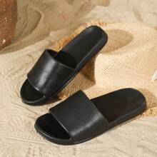 新款時尚情侶EVA拖鞋，簡約優雅的家庭/浴室拖鞋，柔軟舒適，防滑厚底，輕便，高端情侶拖鞋，INS風格