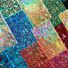 创意金箔贴纸套装，复古蝴蝶主题剪贴簿装饰贴纸 - 4張/包 - 查看 5