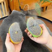 1pc Pet Fur Remover Spray Massage Brush, Electric Grooming Tool For Cats & Dogs