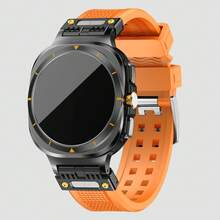 Dây đeo silicon thể thao tương thích với Galaxy Watch Ultra 47mm (2024), Dây đeo kết nối kim loại bằng thép không gỉ chắc chắn dành cho nam/nữ Galaxy Watch 7 Ultra - Samsung Galaxy Watch7 Ultra (47mm) - Xem 3