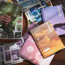 10 pezzi Adesivi, 5 pezzi Adesivi in PET, 5 pezzi Adesivi decorativi per diario creativo in carta Washi, Libro di adesivi in carta Washi per riviste