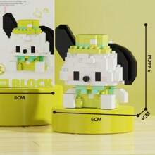 1 Set de Adorables Juguetes de Botella de Rompecabezas de Ensamblaje a Presión con Forma de Criatura de Mascota Panda, Diamante de Olla Caliente, Adecuado para Volver a la Escuela, Año Nuevo, Pascua, San Valentín, Cumpleaños, Regalos Festivos