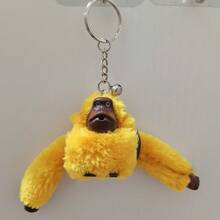 Plush Monkey Keychain Comfortable For Keyrings / Bags / Backpacks / Pencil Case - Fun Decorative Toy - 彩色 - 查看 4