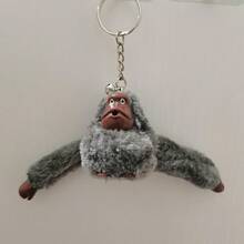 Plush Monkey Keychain Comfortable For Keyrings / Bags / Backpacks / Pencil Case - Fun Decorative Toy - 彩色 - 查看 2
