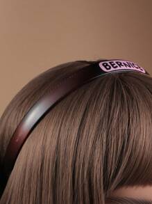 定制个性化英文名字发夹母亲节礼物，情人节礼物，生日周年纪念礼物，送给朋友家人，圣诞节礼物，婚礼发饰 - 款式1 - 查看 6