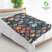 Luminous Dragon Scales Outdoor Blanket-Fashion's Artistic Touch - Phong cách thời trang - Xem 8