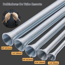 Spring Pipe Bender Set For Outside Pipe 5 In 1 Pipe Bender Set 1/4, 5/16, 3/8, 1/2 And 5/8 Inch - 銀 - 查看 8