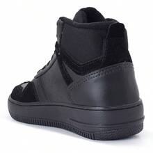 Women's Sneakers High-Top Bootie Comfortable For Gym Everyday Soft - 黑色 - 查看 2