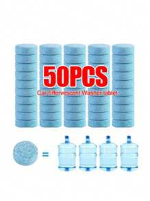 20/50PCS Car Cleaning Effervescent Tablet Glass Water Car Cleaner Solid Super Concentrated Wiper Blade Stain Remover Car Cleaning Tool