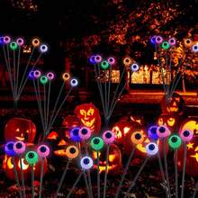 6-LED Solar Halloween Ghost Eye Ground Stake Light, 1 Set For Yard Garden Party Decor - Multicolor - View 13