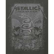Amplified Mens The Black Album Metallica Diamante T-Shirt (Charcoal) - Grey - View 2