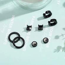 Bộ 12 kẹp tai từ tính bằng thép không gỉ tuyệt đẹp và thời trang, phù hợp cho cả nam và nữ, thích hợp sử dụng hàng ngày hoặc tiệc tùng, có thể làm quà tặng sinh nhật cho gia đình và bạn bè - 1 bộ 12 miếng - Xem 5