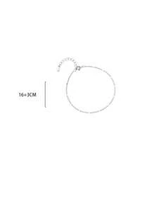 Pulsera de plata de ley 925 con purpurina, pulsera de mariposa para mujeres - Pulsera - Ver 10