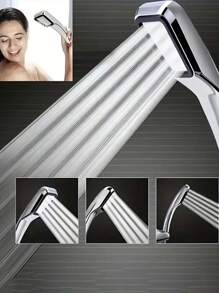 1pc/2pcs 300 Hole High-Pressure Rainfall Shower Head, Water-Saving Shower Head, Bathroom Shower Head, Shower Head, Bathroom Hardware, Bathroom Accessories, Enjoy A Luxurious Bathing Experience Home Bathroom Decor Fall Decor