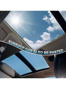 1 Roll 50x300cm/19.68*118.11in 1/5/15/25/35/50% VLT Car Window Tint Window Privacy Film, Car Shade Front Windshield, Heat & UV Block And Scratch Resistant, Blackout Window Film Auto Car Windshield Sun Shade Roll