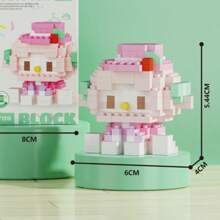 1 Set de Adorables Juguetes de Botella de Rompecabezas de Ensamblaje a Presión con Forma de Criatura de Mascota Panda, Diamante de Olla Caliente, Adecuado para Volver a la Escuela, Año Nuevo, Pascua, San Valentín, Cumpleaños, Regalos Festivos