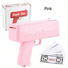 1pc Electric Money Blaster Gun, Wedding Confetti Cannon, USD Bill Prop Toy - Multicolor - View 6