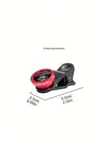 1 Set Of 3-In-1 Camera Lens Clip With Wide Angle Macro Fisheye Lens And External SLR Magnifying Lens, Ideal As Macro & Wide Angle Shooting Prop Halloween Decoration. Best
