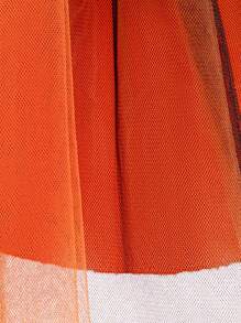 Đầm công chúa lưới in hình bí ngô nhiều màu và đen dự tiệc Halloween cho bé gái kèm băng đô, thích hợp cho tiệc cosplay - màu đen - Xem 9