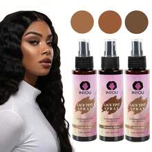 Lace Tint Spray For Wigs,Waterproof Lace Tint Melting Mousse Spray Concealer For Lace Closure Front Wigs Toupees Edge Control Lace Tint Spray Melt Form - Dark Brown - View 4