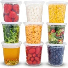 48 gói hộp đựng thực phẩm Deli 24oz có nắp, hộp đựng thực phẩm Deli bằng nhựa có nắp, hộp đựng chất nhờn, hộp đựng súp, hộp đựng đồ ăn chuẩn bị | | Có thể xếp chồng lên nhau | Chống rò rỉ | Có thể rửa bằng máy rửa chén/tủ đông, tiệc Giáng sinh, đồ trang trí Giáng sinh, đồ trang trí Giáng sinh, quà tặng và đồ trang trí Giáng sinh, đồ trang trí S, - Nhiều màu - Xem 9