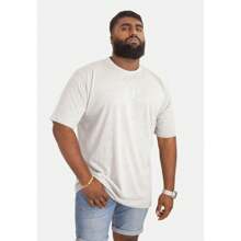 Duke Mens Flyers 1 D555 Crew Neck Kingsize T-Shirt (Grey) - Grey - View 3