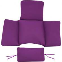 HOHOBLA LOYALHEARTDY-BTG Egg Chair Cushion, Thickened Hanging Basket Swing Cushion, Hanging Egg Chair Cushion Soft Egg Swing Chair Cushion For Outdoor Patio Garden Furniture (Purple)[Best Gift For Family&Friends] - 紫色 - 查看 4