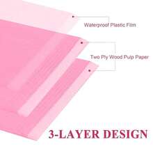 20 Pcs Disposable Nail Table Towels Mat Purple Dental Bibs 3-Ply Dentist Bibs 13" X 18" Disposbale Tray Covers Nail Pad - Multicolor - View 6