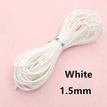 10 Meters 1/1.5mm Thick Waxed Cord Line Thread String Strap Rope For DIY Bracelet Necklace Jewelry Making Supplies - Strap Rope - View 22