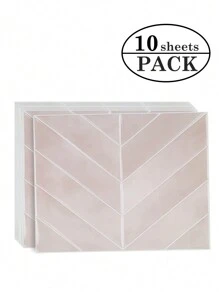 WoStick 4/10 PCS Waterproof Marble Pattern 3D Textured Wall Panels DIY Tiles, Modern Honeycomb Wall Decals, Removable Self Adhesive Wall Tile Sticker Kitchen Bathroom Backsplash For Festival Layout, Stickers, Wall Decal, Vinyl Decal For Home Decorations, Spring Decoration Items Refresh Your Home, Festival Decoration Stickers Gifts Birthday Graduation Kitchen Decor - Multicolor - View 14