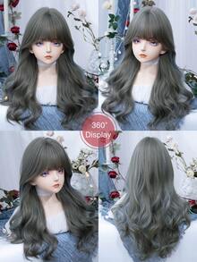 alicegarden 1 Synthetic Heat-Resistant ,Wavy Wigs Multicolor Wig ,28 Inches Long, Made Of Fiber, Suitable For Daily Use, Natural And Realistic Wig(Excluding Accessories) - Multicolor - View 9