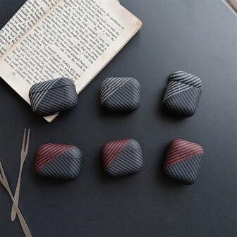 Custodia Pro con blocchi di colore in fibra di carbonio, compatibile con auricolari 4/3, Apple 1/2, Pro 2a generazione, cover anti-caduta