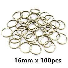 50-200 stuks Diameter 5-20mm Open Jump Rings Dubbele Lussen Goud Zilver Kleur Split Ringen Connectoren Voor Sieraden Maken Benodigdheden DIY Accessoires