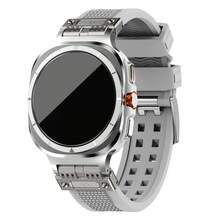 Dây đeo silicon thể thao tương thích với Galaxy Watch Ultra 47mm (2024), Dây đeo kết nối kim loại bằng thép không gỉ chắc chắn dành cho nam/nữ Galaxy Watch 7 Ultra - Samsung Galaxy Watch7 Ultra (47mm) - Xem 7