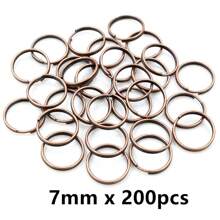 50-200 stuks Diameter 5-20mm Open Jump Rings Dubbele Lussen Goud Zilver Kleur Split Ringen Connectoren Voor Sieraden Maken Benodigdheden DIY Accessoires