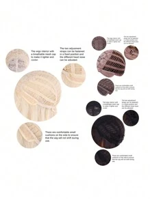 Linen Gold Shoulder Length Curly Hair 14-Inch Full Head Wig Suitable For Everyday Wear - 亞麻金 - 查看 7