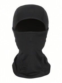 1 pieza Pasamontañas a prueba de viento con máscara térmica, cuello de esquí y ciclismo tipo gorro para hombres