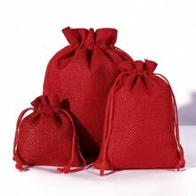 20 PIEZAS, 2 Tamaños Pequeños, 20 Colores, Bolsas de Regalo de Yute y Arpillera, Bolsas de Almacenamiento Reutilizables Bolsas para Joyas, Cosméticos y Manualidades con Cordones para Fiestas, Bodas, Navidad, Envasado de Lino