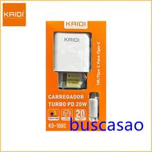 Type-C Output Turbo Plug Charger With Type-C To Type-C Cable 1m KAIDI KD-108C - KD-108C 1個 - 查看 2