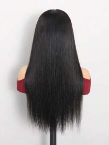 Straight Lace Front Wig Human Hair 5x5 Pre-Pulled With Baby Hair 180% Density Lace Close Up Human Hair Wig Women Natural Black 13X4 Upgraded HD Lace Front Wig Straight Lace Front Wig Human Hair 4x4 Glueless Wear & Go Wigs Human Hair Pre Plucked 28 Inch - Natural Black - 查看 3