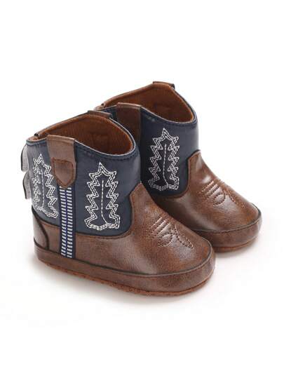 Botas de invierno para bebés, botas de nieve de suela suave antideslizante para bebés de 0 a 1 año, zapatos de invierno cálidos y de moda clásica para niños y niñas pequeños