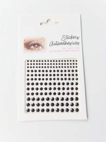 Naklejki na okrągłą twarz w wielu kolorach, brokatowe naklejki stereo Gem, makijaż, impreza świąteczna, styl Y2K, festiwal muzyczny, DIY, oczy, twarz, występy taneczne, imprezy, scena, cosplay, ślub, fałszywe tatuaże - Wielokolorowe - Zobacz 17