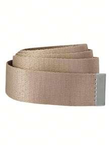 1 Piece Men's Nylon Tactical Belt With Alloy Buckle, Student Outdoor Sports Braided Belt, Men's Waist Belt, Casual Waist Belt, Suitable For Daily Life And Work - 隨機的 - 查看 4