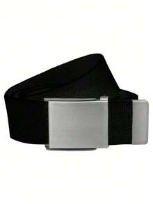 1 Piece Men's Nylon Tactical Belt With Alloy Buckle, Student Outdoor Sports Braided Belt, Men's Waist Belt, Casual Waist Belt, Suitable For Daily Life And Work - 隨機的 - 查看 2