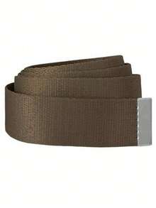 1 Piece Men's Nylon Tactical Belt With Alloy Buckle, Student Outdoor Sports Braided Belt, Men's Waist Belt, Casual Waist Belt, Suitable For Daily Life And Work - 隨機的 - 查看 3