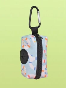 狗狗零食袋，狗狗便便袋收纳袋，适用于牵引绳，全新升级宠物便便袋/狗狗便便袋/收纳袋，适合遛狗、训练和清洁，配有耐用登山扣。（不含垃圾袋） - 彩色 - 查看 10