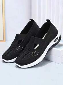 Zapatos deportivos casuales de mujeres, malla transpirable, cómodo